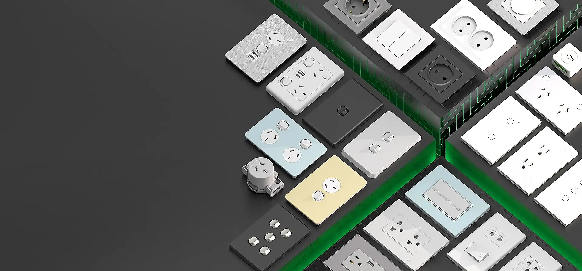 IGOTO wall switch and socket product range