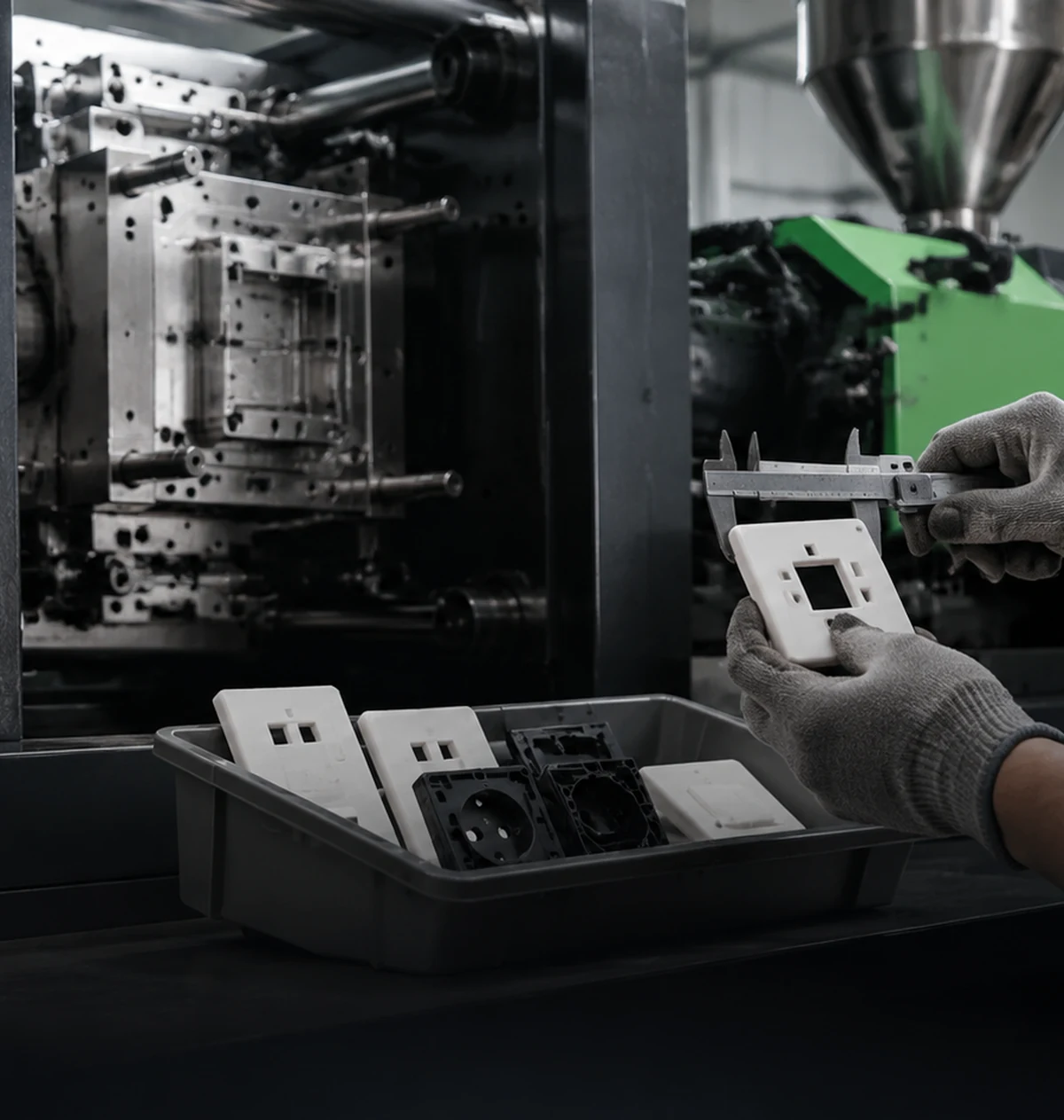 IGOTO injection molding and component inspection