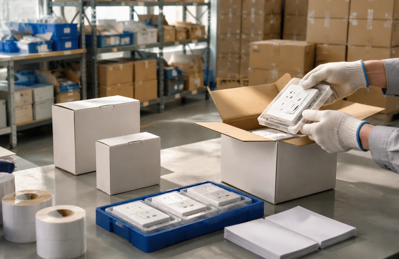 IGOTO packaging preparation and warehouse quality check