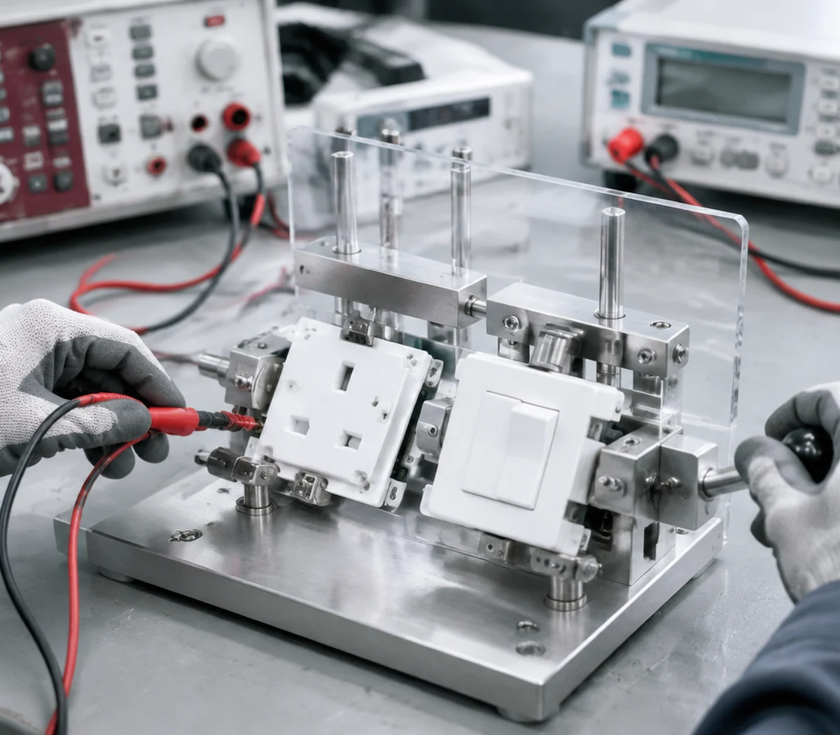 IGOTO electrical function and mechanical testing area