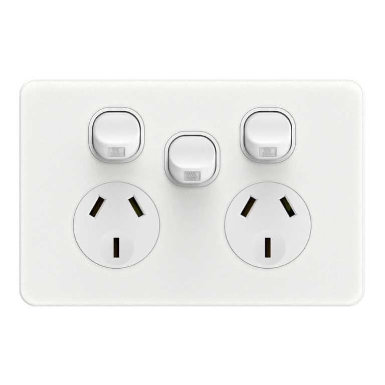 FS316 Switched Double Power Point | Acrylic, SAA
