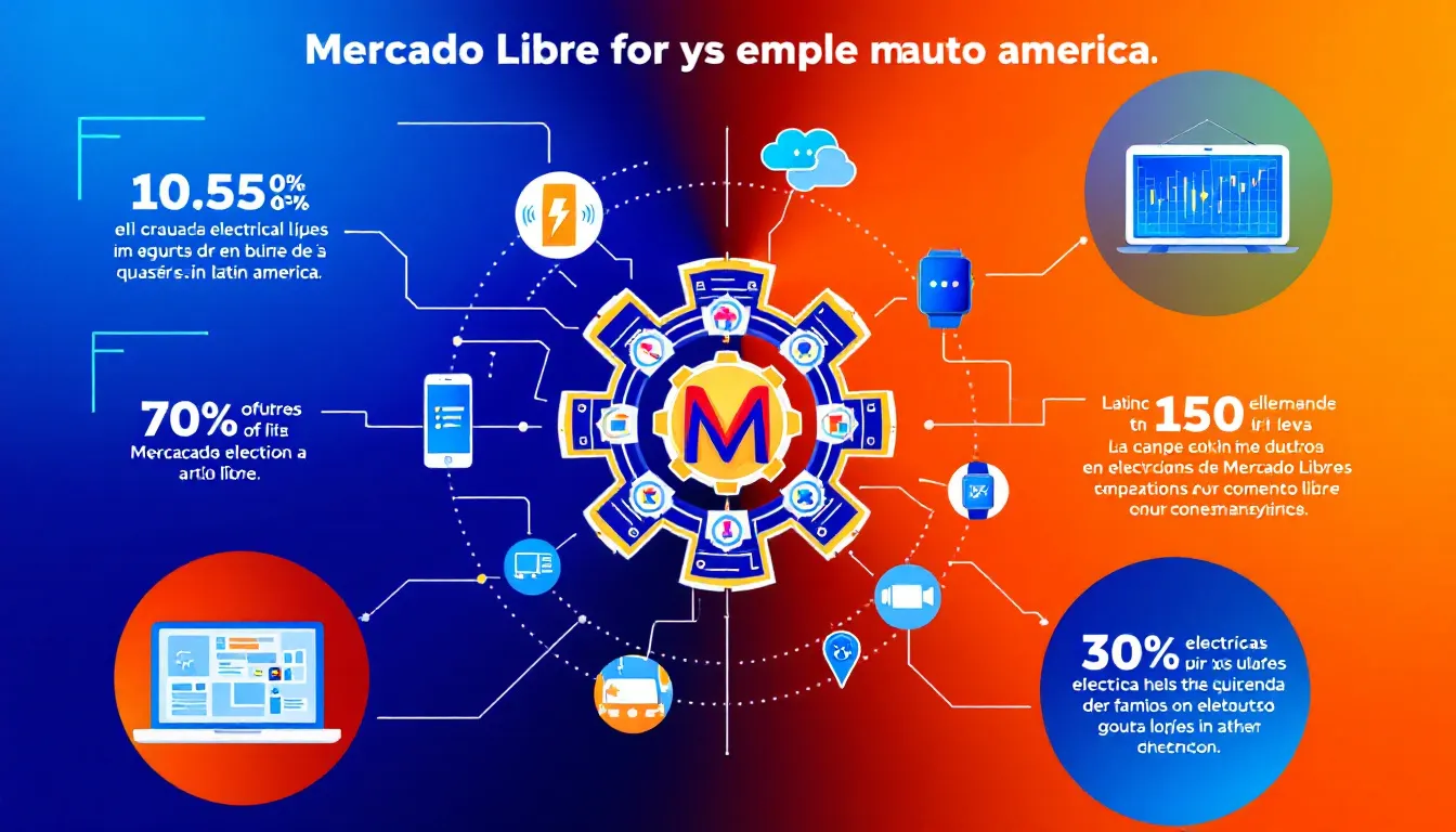 ภาพประกอบแพลตฟอร์ม Mercado Libre ที่แสดงผลิตภัณฑ์ไฟฟ้าต่างๆ ที่มีจำหน่ายในละตินอเมริกา