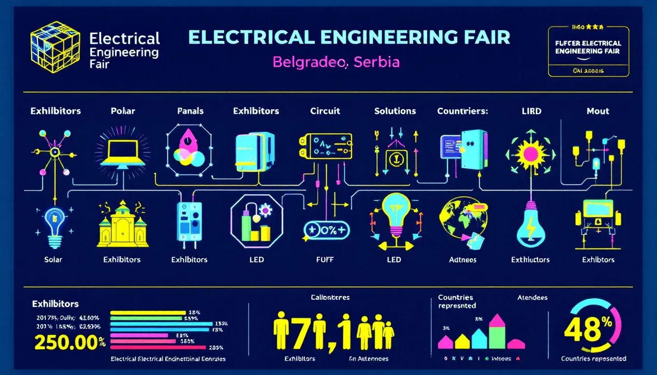 ผู้แสดงสินค้านำเสนอโซลูชันไฟฟ้าคุณภาพสูงในงาน Electrical Engineering Fair ที่เบลเกรด ประเทศเซอร์เบีย