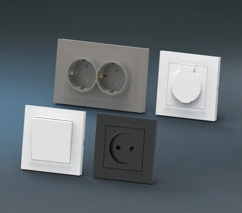 G2 pc panel european wall sockets & switch - IGOTO