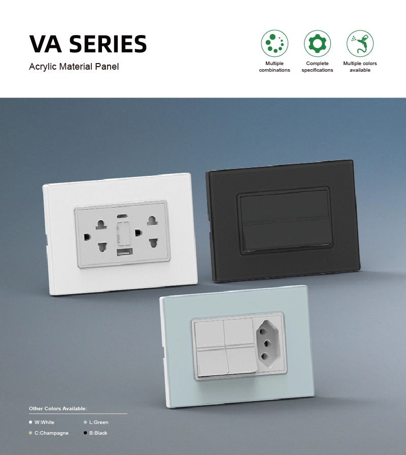 American Standard Wall Switch and Socket-VA Series - IGOTO