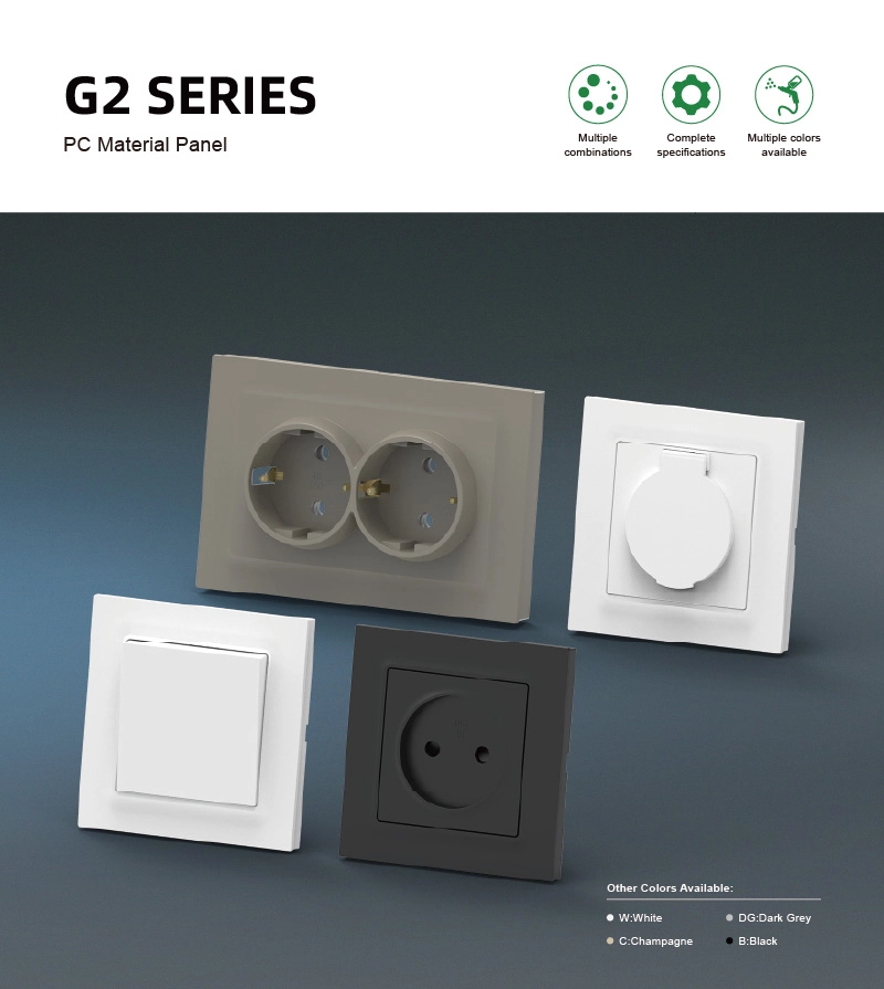 European Standard Wall Switch and Socket - G2 Series - IGOTO