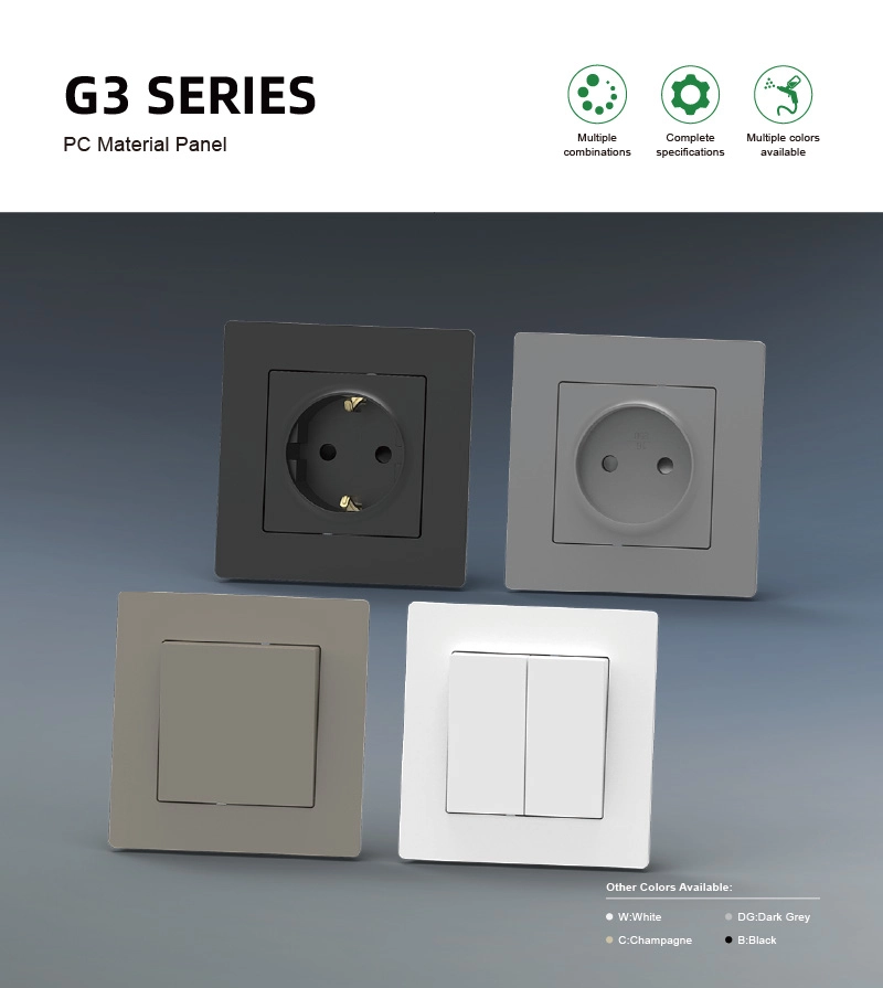 European Standard Wall Switch and Socket - G3 Series - IGOTO