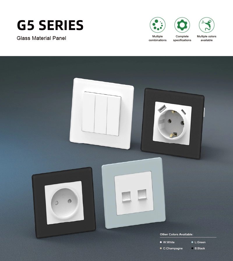 European Standard Wall Switch and Socket - G5 Series - IGOTO