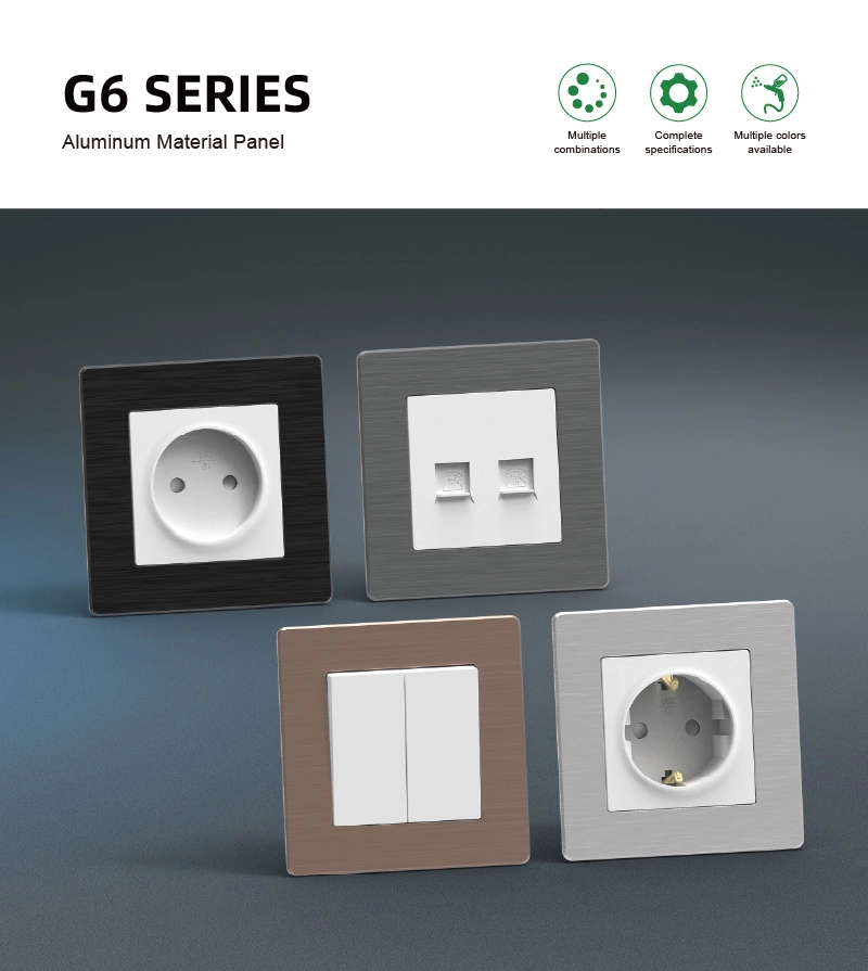 European Standard Wall Switch and Socket - G6 Series - IGOTO