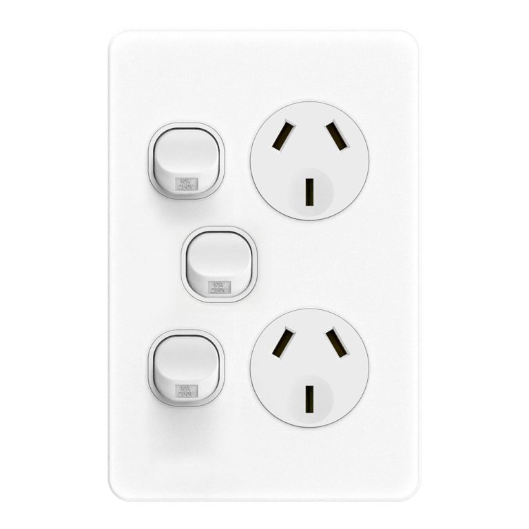 FS316-V Switched Vertical Double Power Point