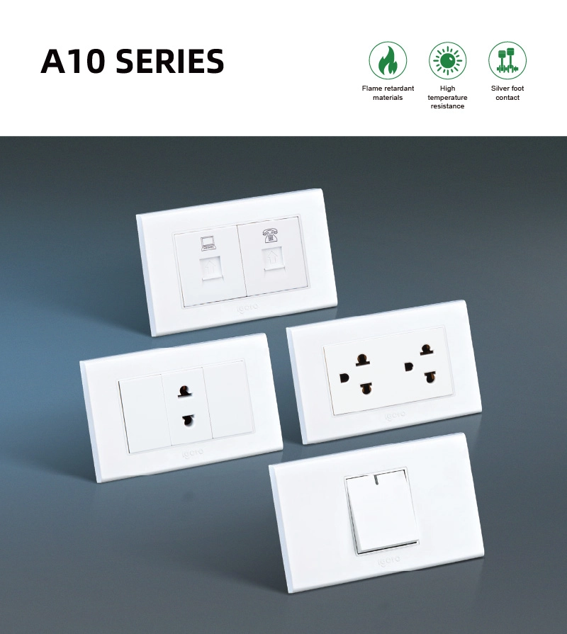 Vietnam Standard Wall Switch and Socket - A10 Series - IGOTO
