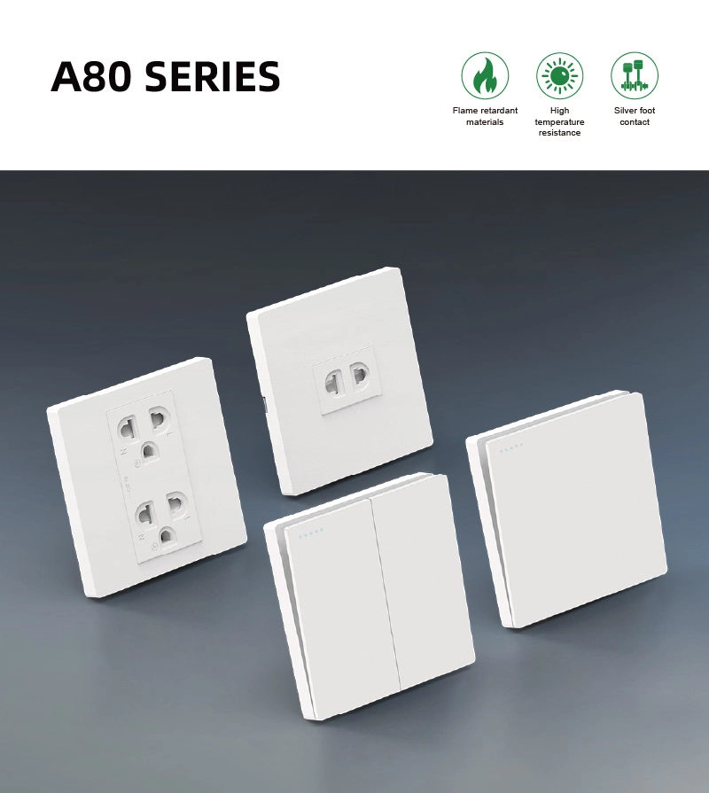 Vietnam Standard Wall Switch and Socket - A80 Series - IGOTO