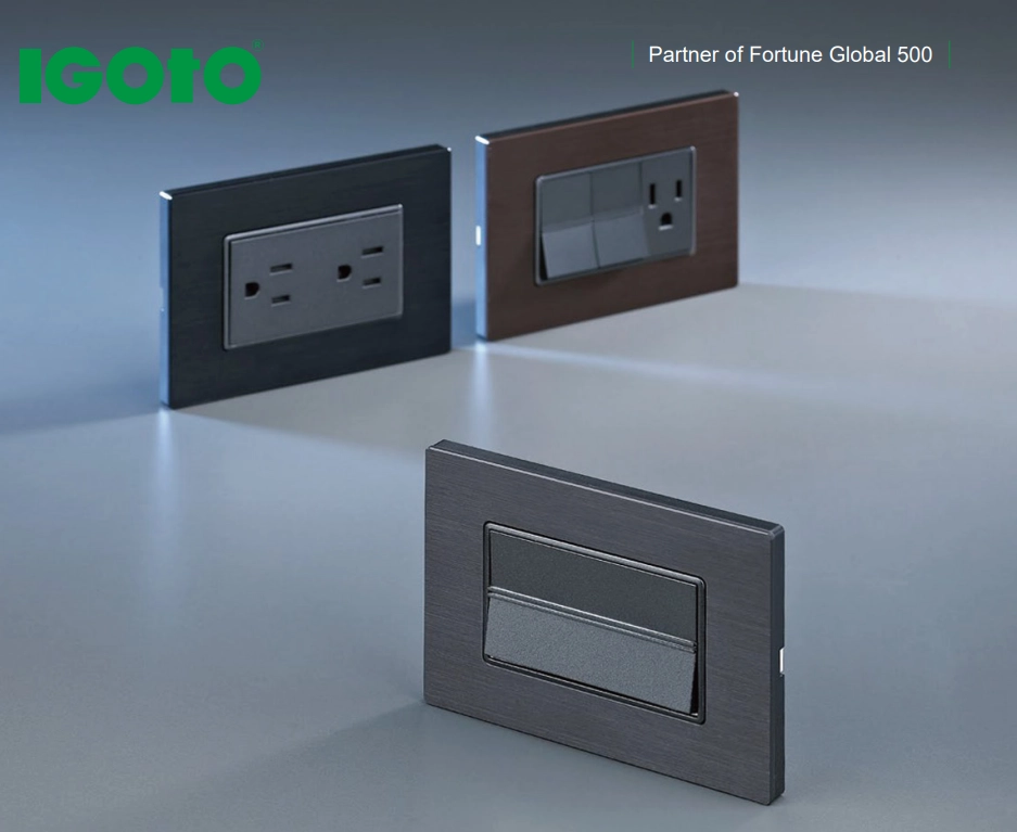 IGOTO VAL Series aluminum material panel switches and sockets