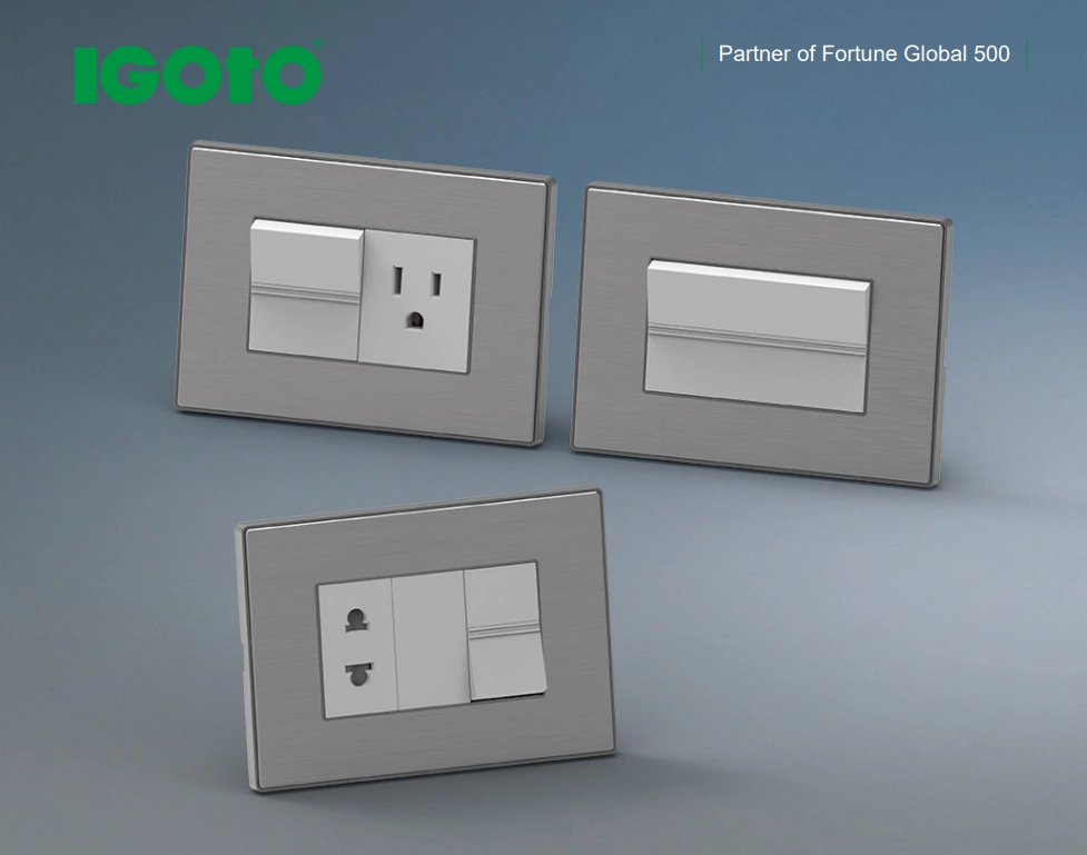IGOTO VS Series stainless steel panel switches and sockets