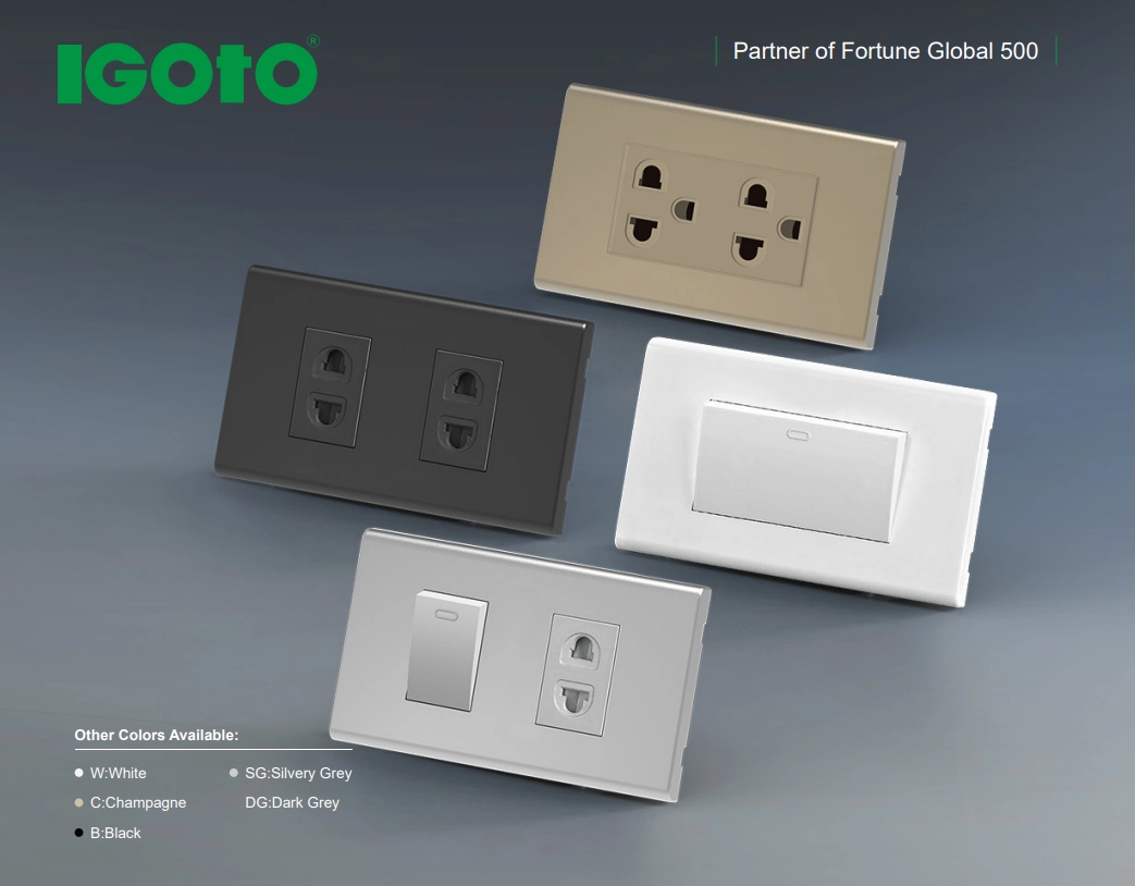 IGOTO WD WE Series clip and screw type switches sockets