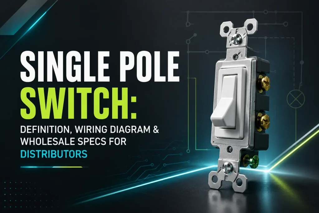 Single Pole Switch wiring and spec - IGOTO