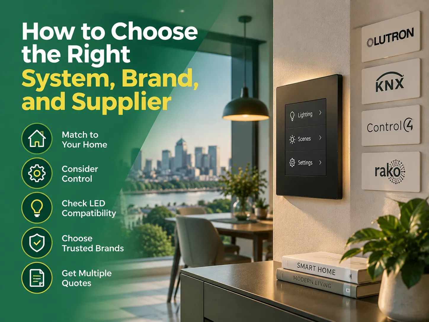 How to choose the right system, brand, and supplier