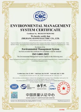 IGOTO ISO9001 QMS Certificate 00122Q35576R0M/3302