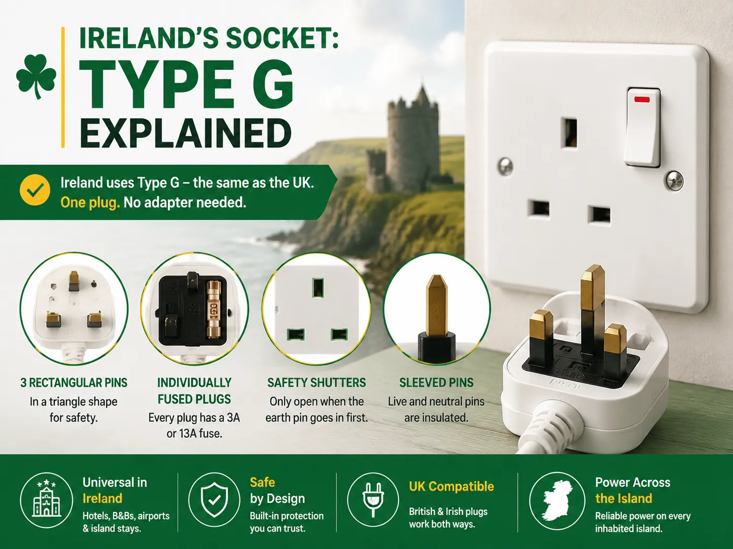 Ireland's Socket: Type G Explained