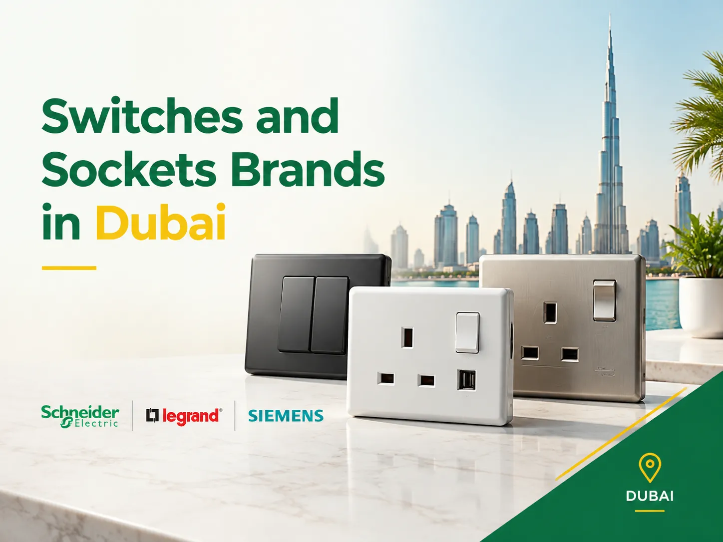 Switches and Sockets Brands in Dubai