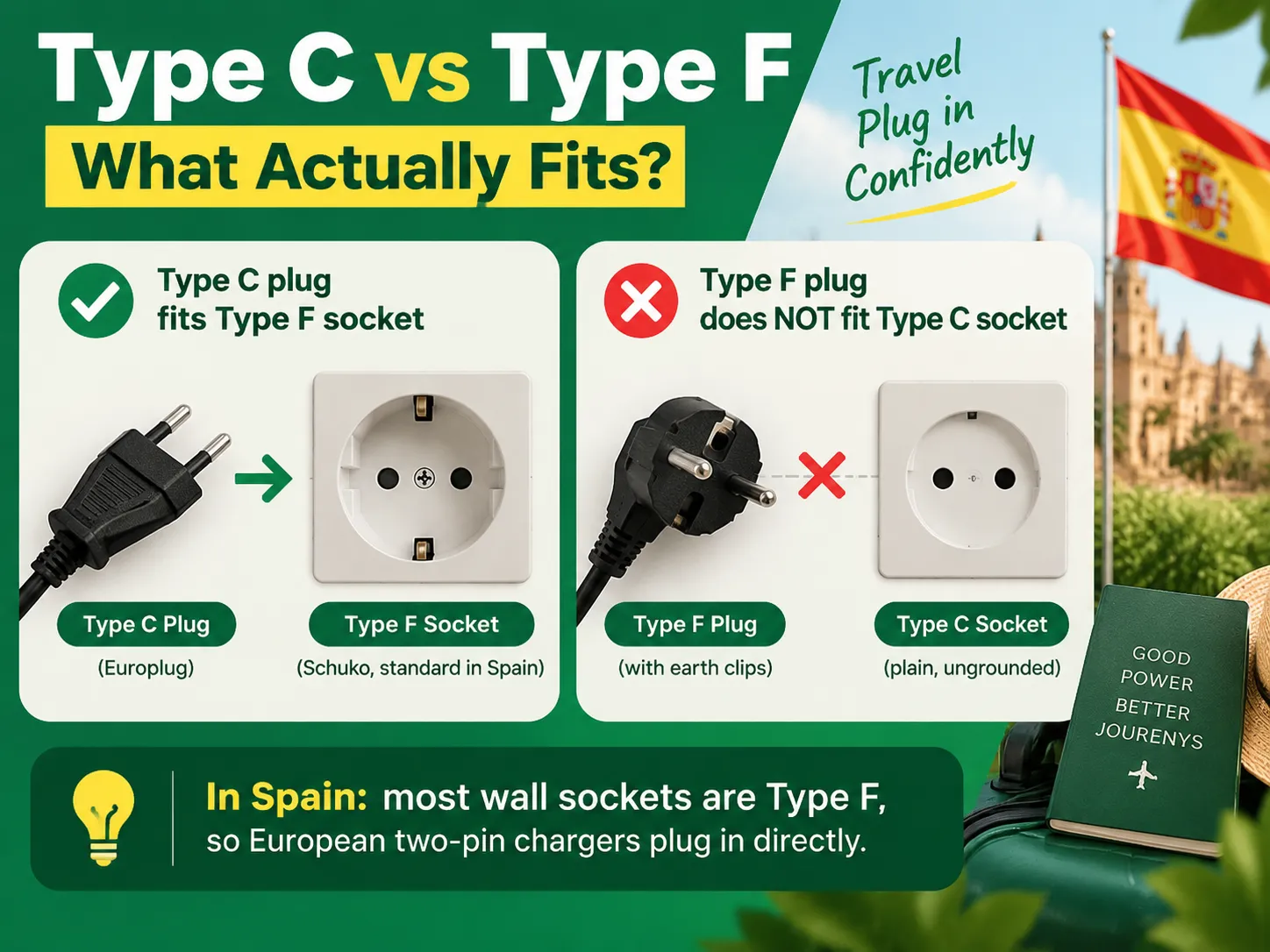 Type C vs Type F: What Actually Fits