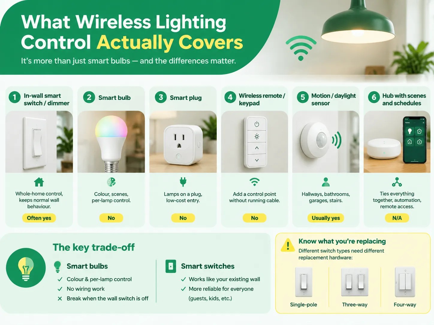 What Wireless Lighting Control Actually Covers