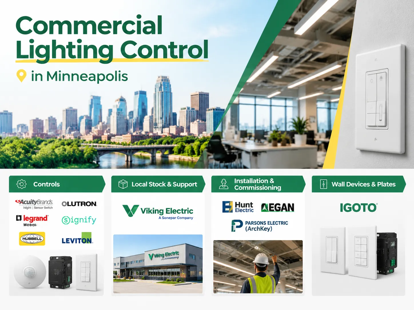 Commercial Lighting Control in Minneapolis