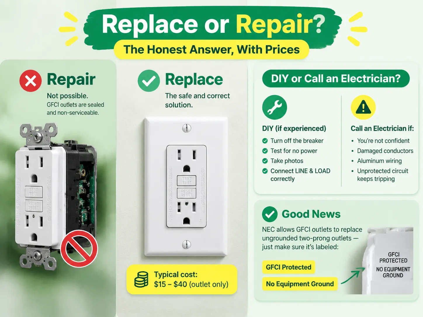 Replace or Repair