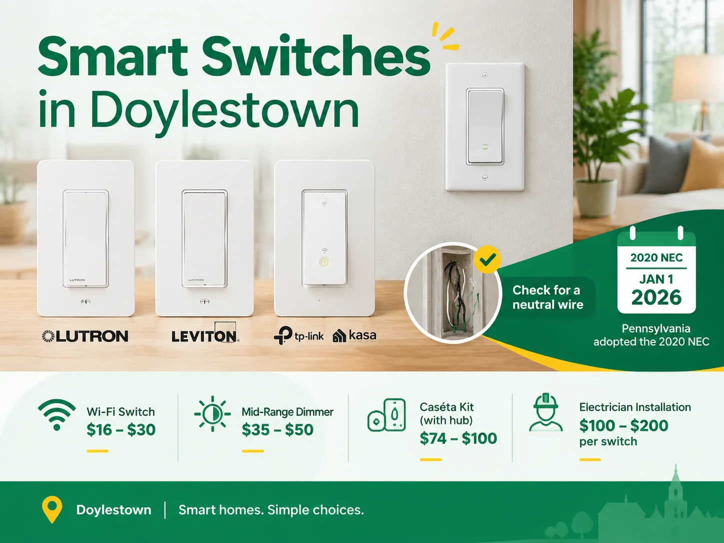 Smart Switches in Doylestown