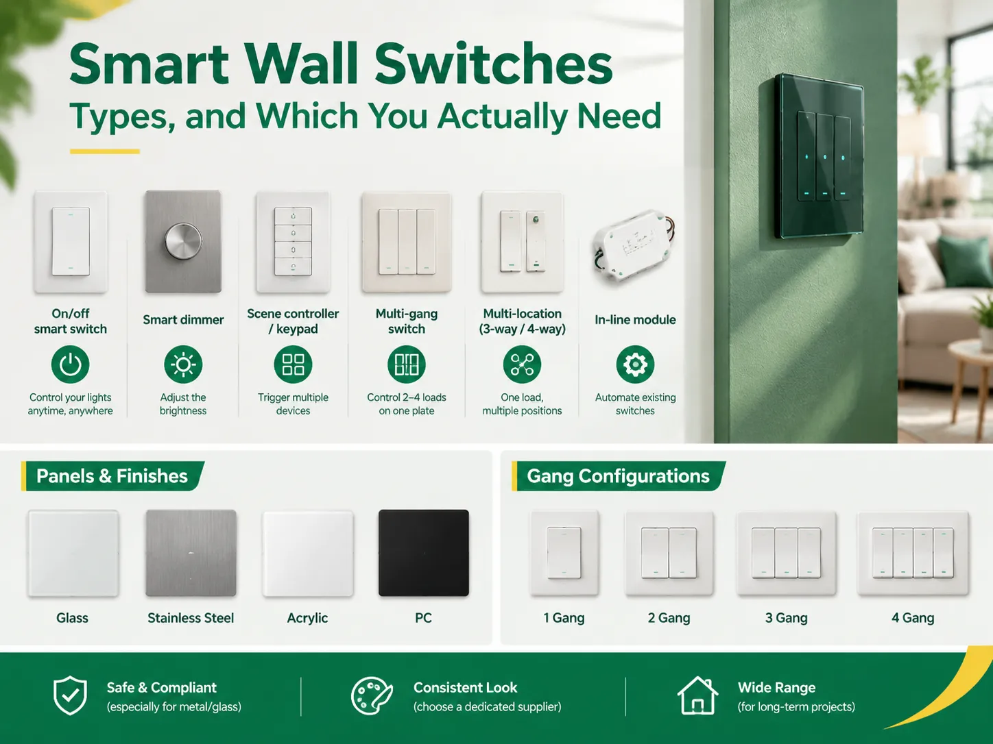 Smart wall switcher Types, and Which You Actually Need