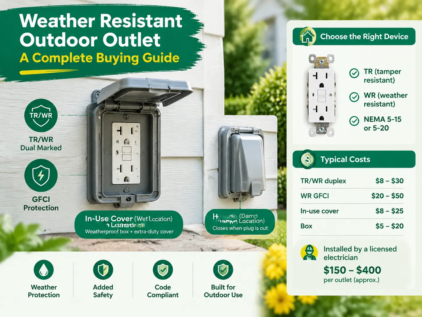 Weather Resistant Outdoor Outlet: A Complete Buying Guide