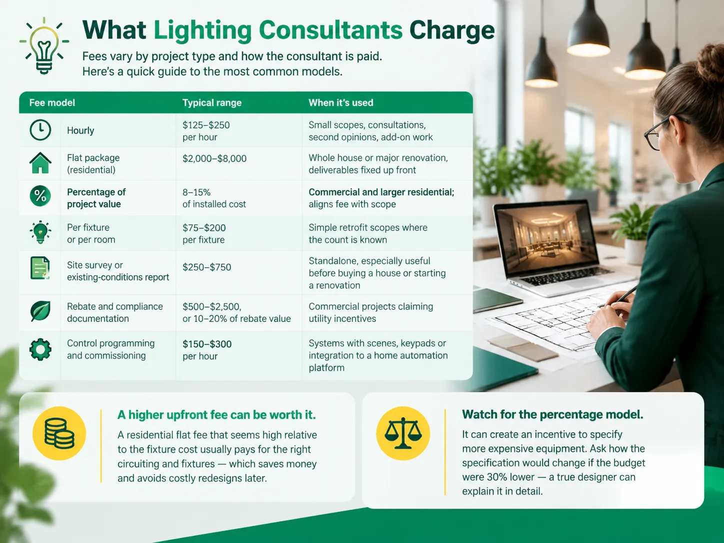 What Lighting Consultants Charge