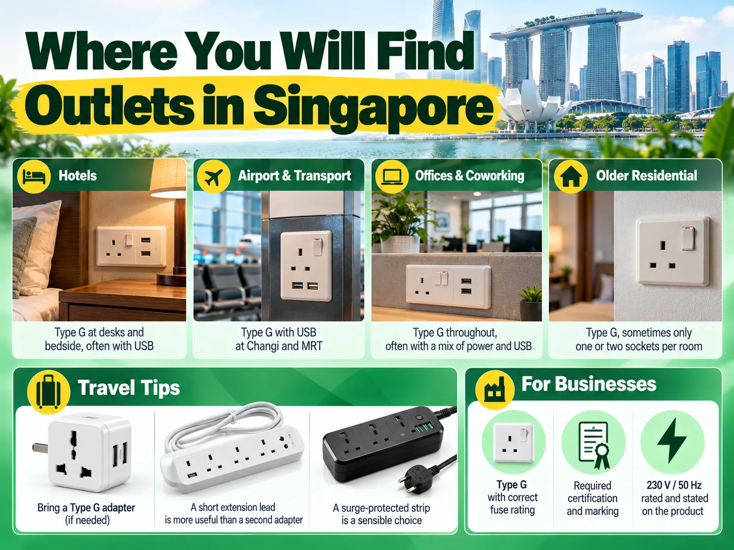 Where You Will Find Outlets in Singapore